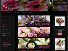 Tablet Screenshot of lavendersblueflorist.co.uk